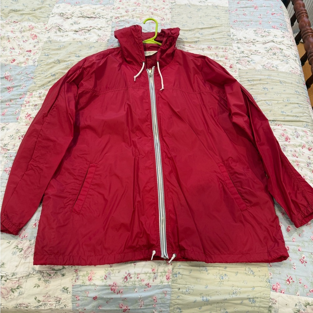 Eddie Bauer Crimson Hooded rain jacket